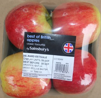 Sainsburys Delbard Estivale Apples